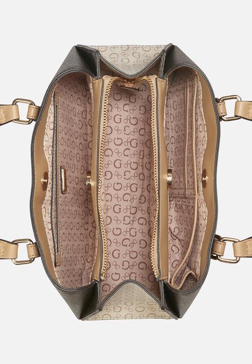 GUESS - Barger satchel - natural