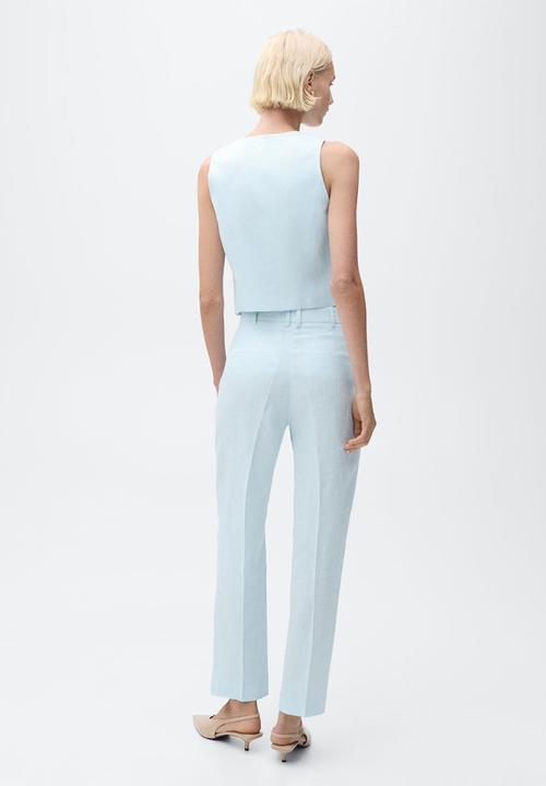 MANGO - Vest Boreli - Light Pastel Blue