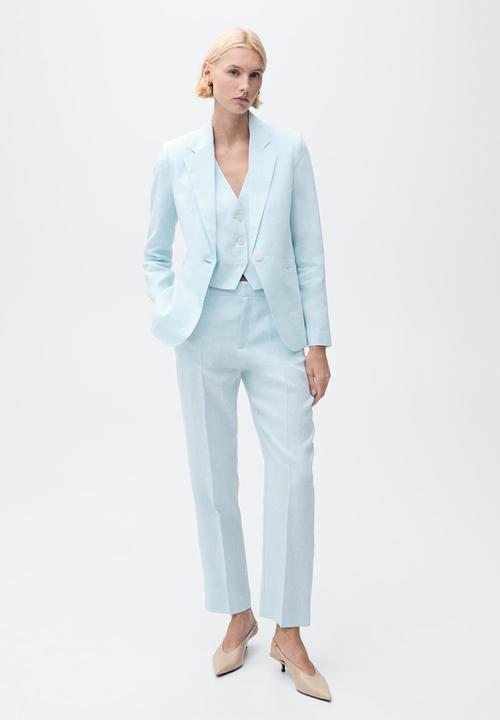 MANGO - Vest Boreli - Light Pastel Blue