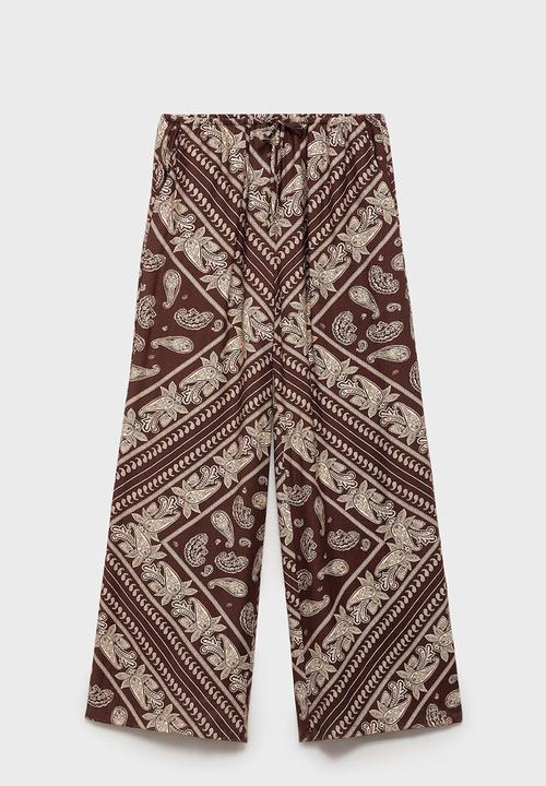 MANGO - Trousers Julia - Brown