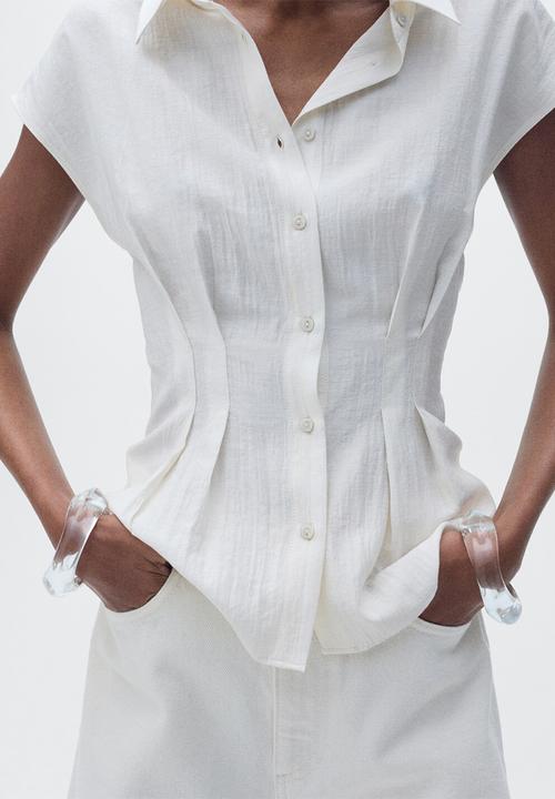 MANGO - Shirt Pin - Light Beige