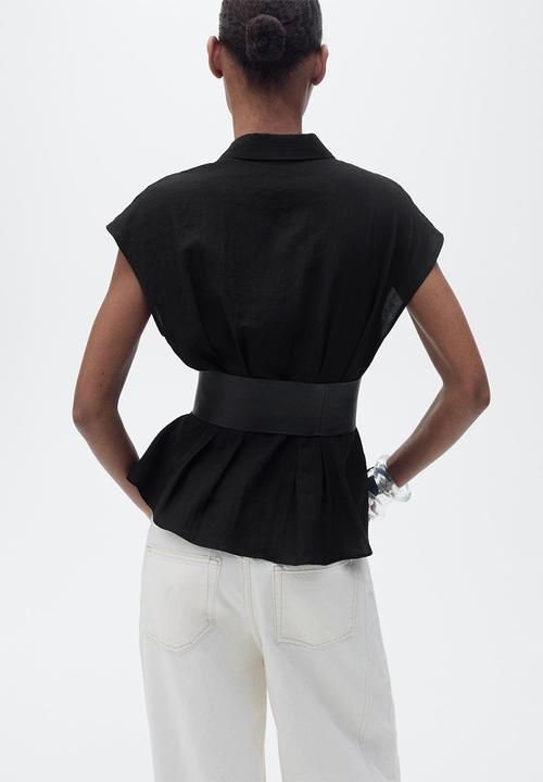 MANGO - Shirt Pin - Black