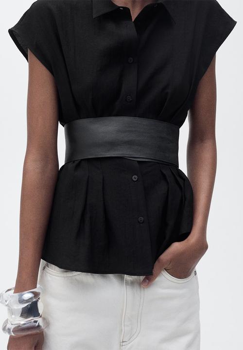 MANGO - Shirt Pin - Black