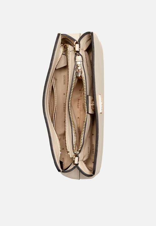 GUESS - Talent crossbody bag-cream
