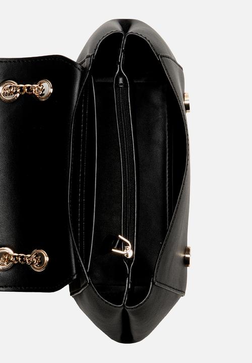 GUESS - Talent flap crossbody bag-black