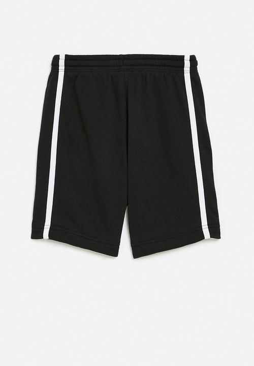 Converse - Converse retro side stripe shorts - black