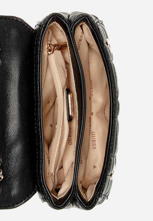GUESS - Edita convertable crossbody bag-black