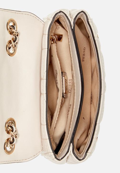 GUESS - Edita convertable crossbody bag-cream
