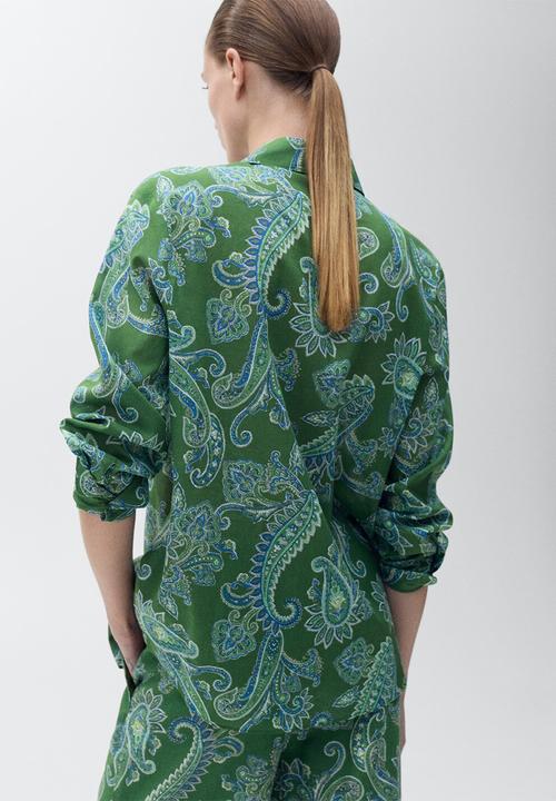 MANGO - Shirt Mamba - Green