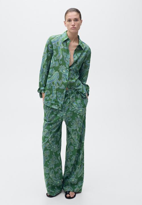 MANGO - Shirt Mamba - Green