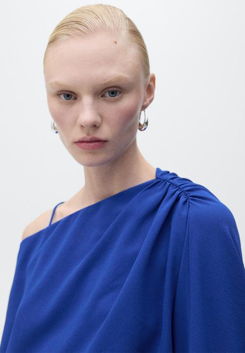MANGO - Blouse Electric - Bright Blue