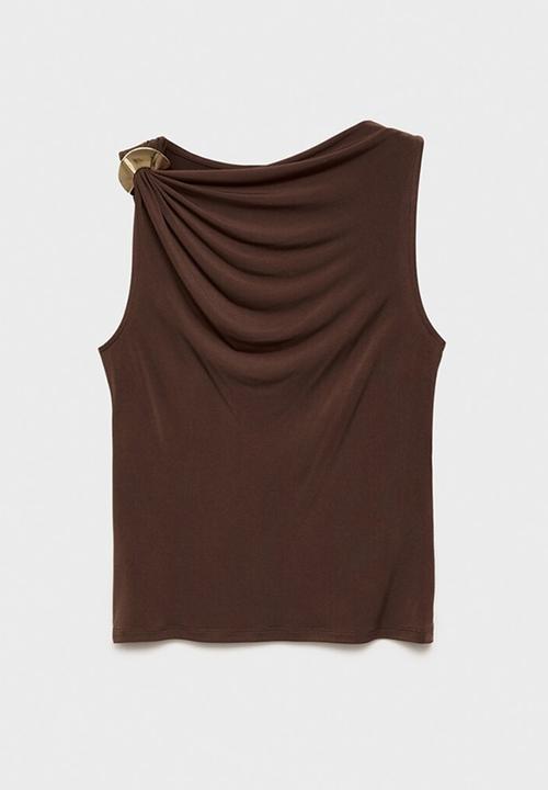 MANGO - Top Mile - Dark Brown