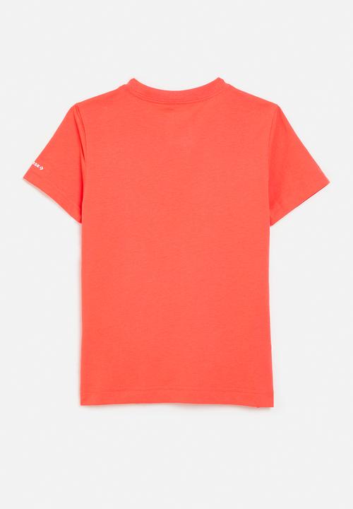 Converse - Converse dissected chuck patch tee - vermillion red