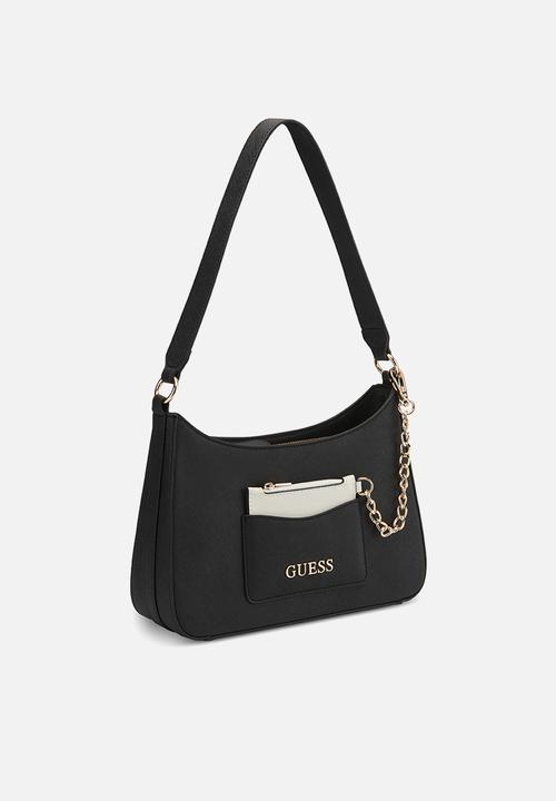 GUESS - Tana top zip shoulder-black multi
