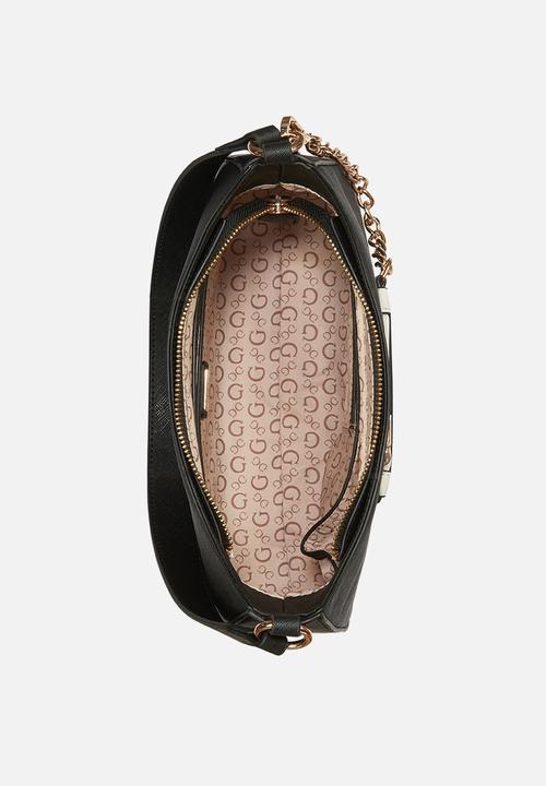 GUESS - Tana top zip shoulder-black multi