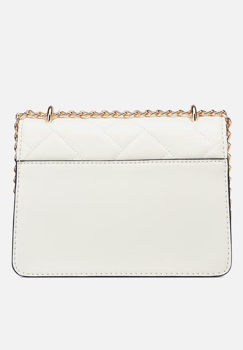 GUESS - Kelce crossbody flap - cream