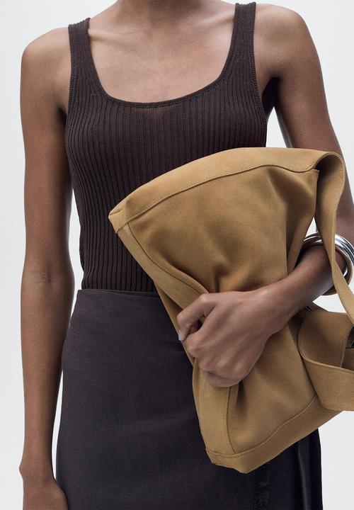 MANGO - Top Geranio - Dark Brown