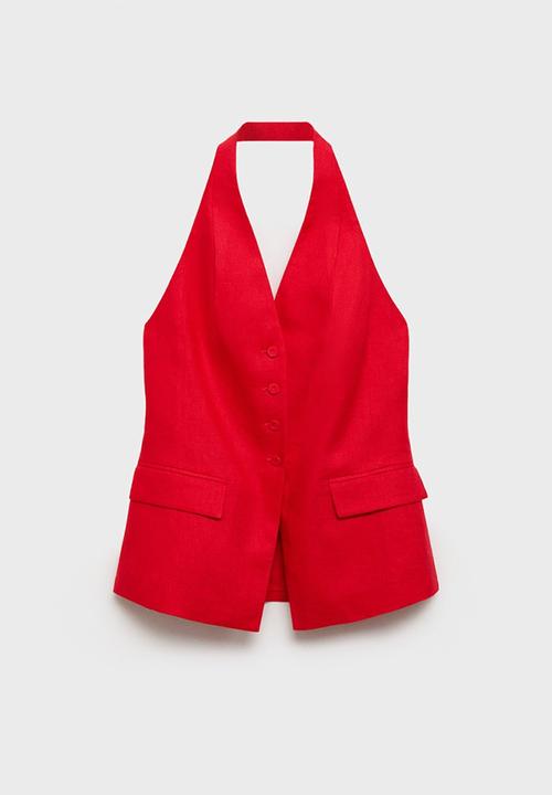 MANGO - Vest Limona - Red