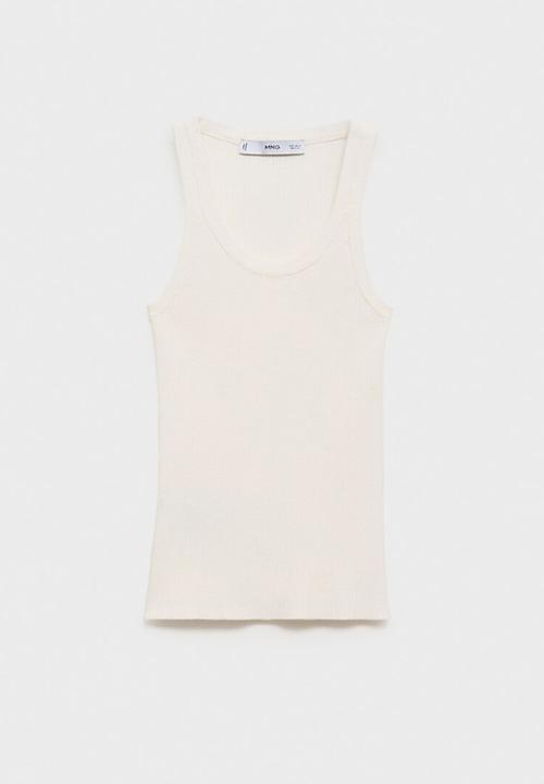 MANGO - Top Ririn - Light Beige
