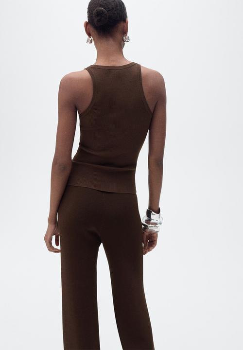MANGO - Top Ririn - Dark Brown