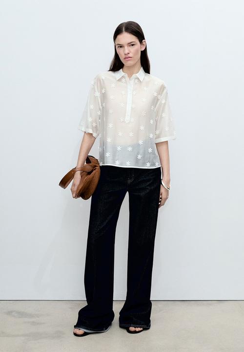MANGO - Shirt Uri - White