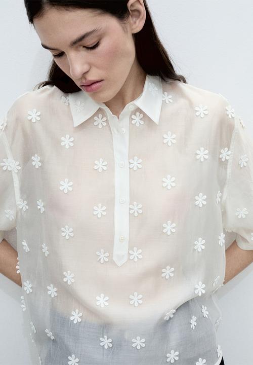 MANGO - Shirt Uri - White