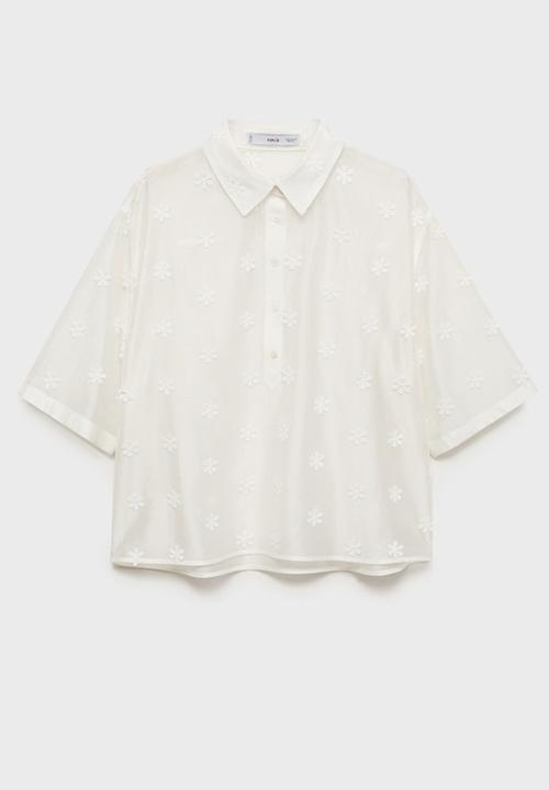 MANGO - Shirt Uri - White
