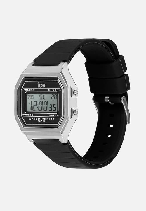 ICE Watch - ICE Digit Retro Watch - Black/silver