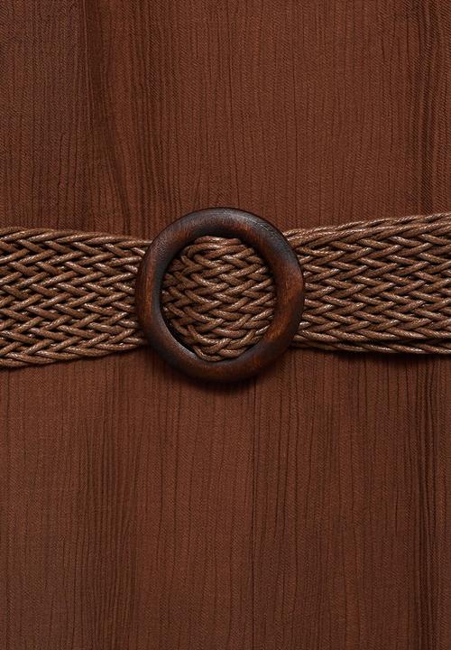 MANGO - Jumpsuit Le - Brown