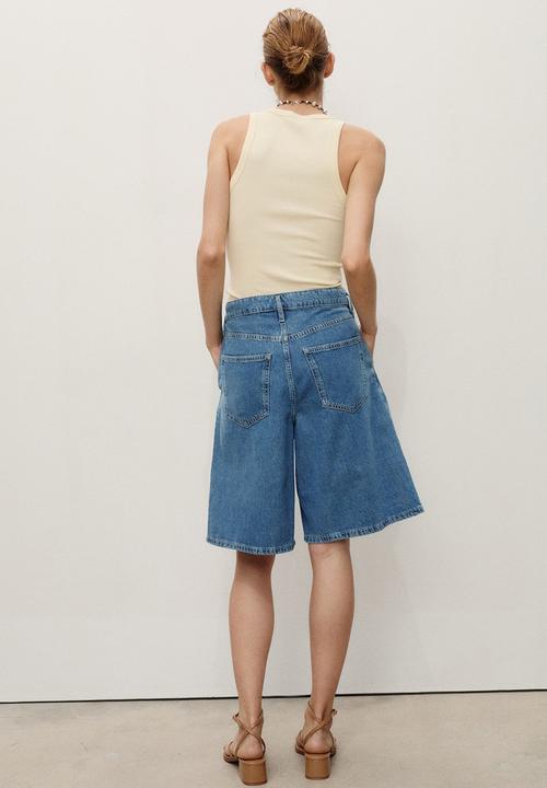 MANGO - Bermudas Carlo - Open Blue