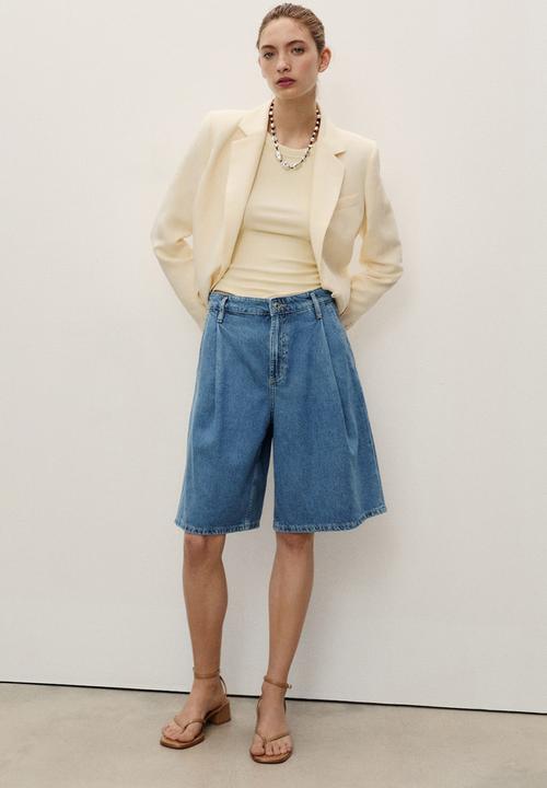 MANGO - Bermudas Carlo - Open Blue
