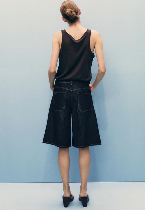 MANGO - Bermudas Sofia - Open Blue