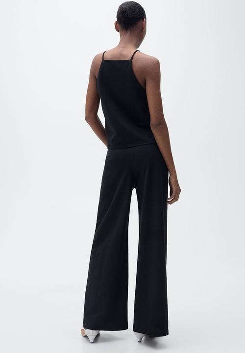 MANGO - Trousers Catleen - Black