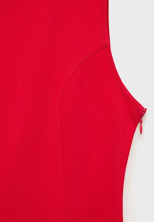 MANGO - Dress Red - Red