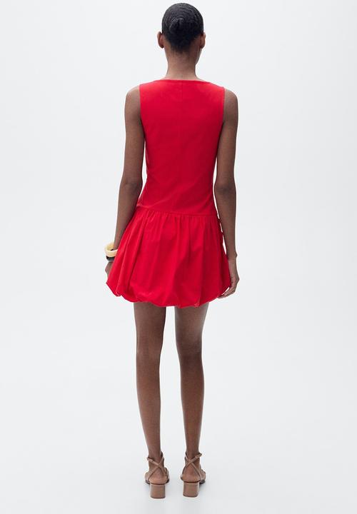 MANGO - Dress Red - Red