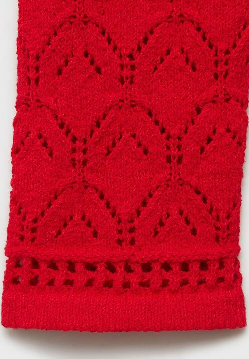 MANGO - Cardigan Sito - Red