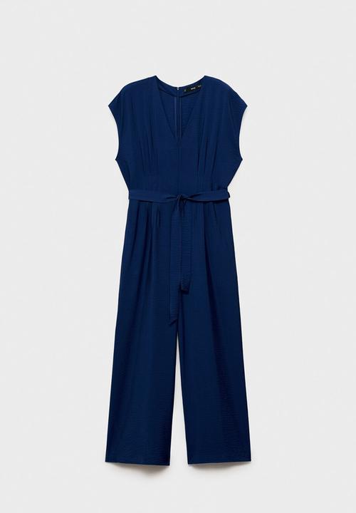 MANGO - Jumpsuit Lorain - Medium Blue