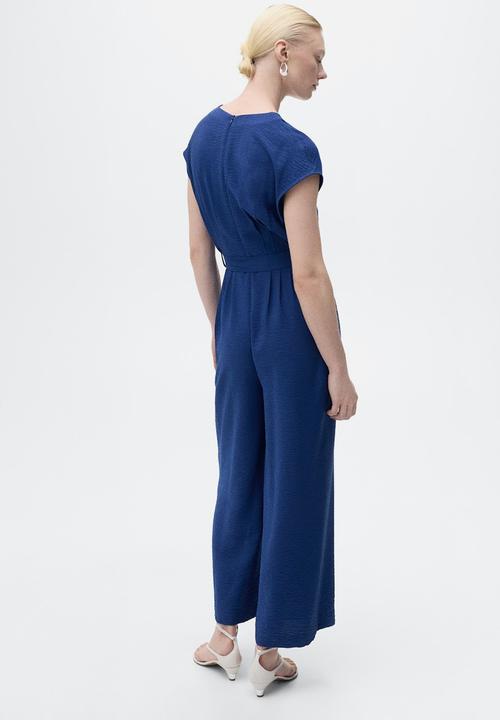 MANGO - Jumpsuit Lorain - Medium Blue