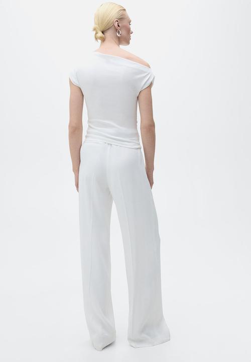 MANGO - Top Juli - White