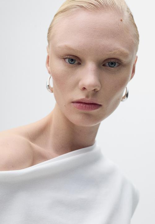 MANGO - Top Juli - White