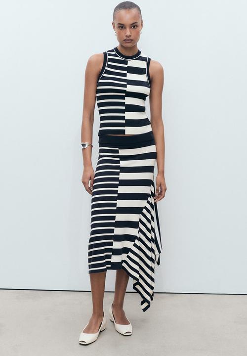 MANGO - Skirt Zunga - Navy