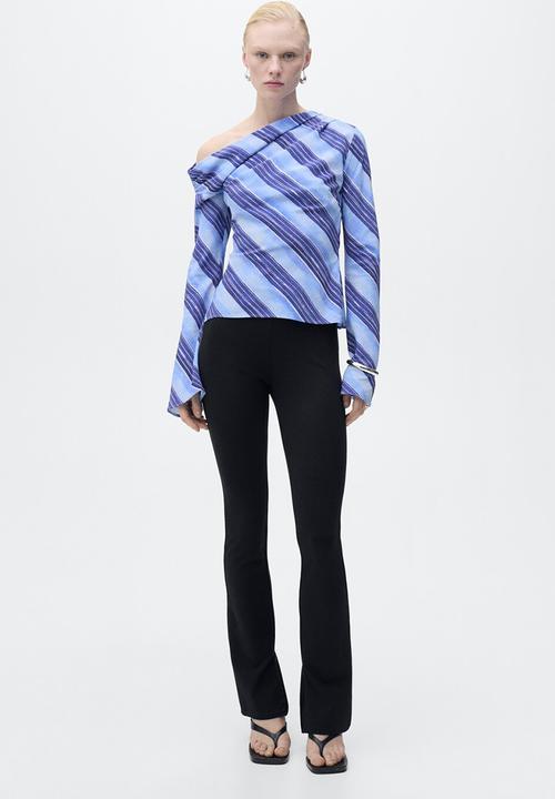 MANGO - Blouse Celeste - Light/Pastel Blue