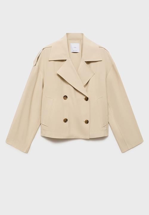 MANGO - Jacket Dua - Light/Pastel Gray