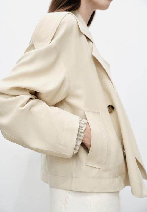MANGO - Jacket Dua - Light/Pastel Gray