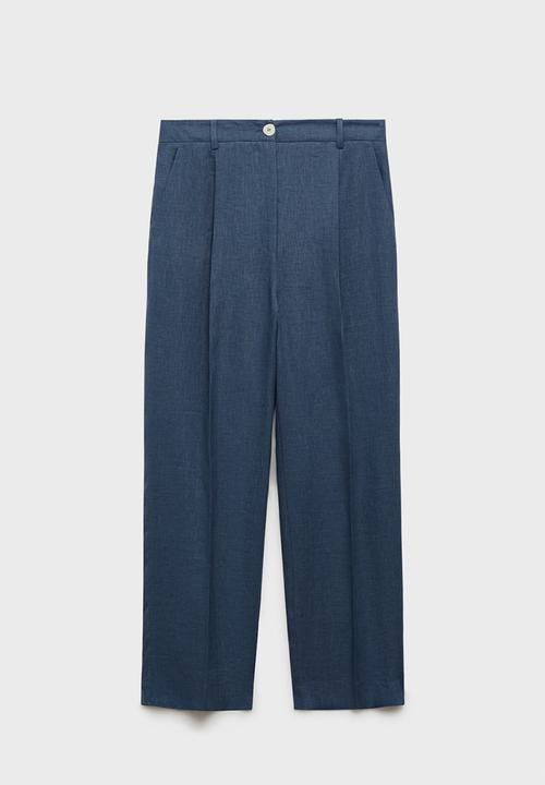 MANGO - Trousers Brunoli - Medium Blue