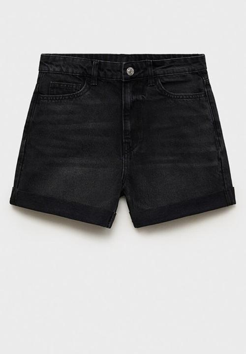MANGO - Shorts Mom80 - Open Gray