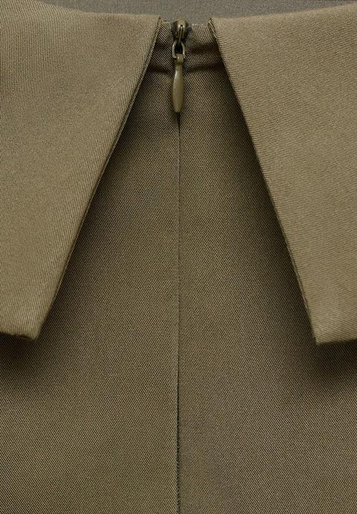 MANGO - Top Box - Khaki