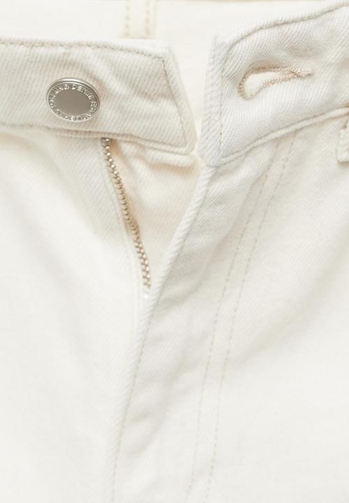 MANGO - Jeans Tessa - Light Beige