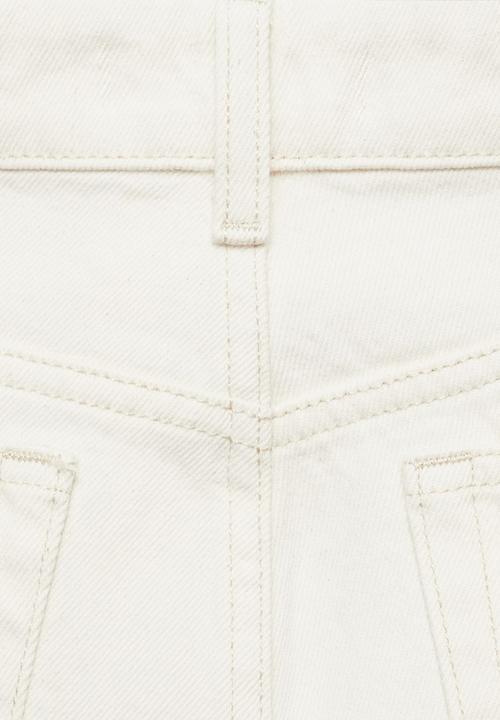 MANGO - Jeans Tessa - Light Beige
