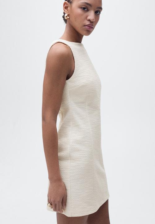 MANGO - Dress Chiara - Light Beige